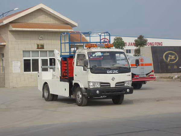 JDF5050TQZ清障车|东风金霸带升降平台消防车图片